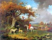 unknow artist Classical hunting fox, Equestrian and Beautiful Horses, 071. oil on canvas